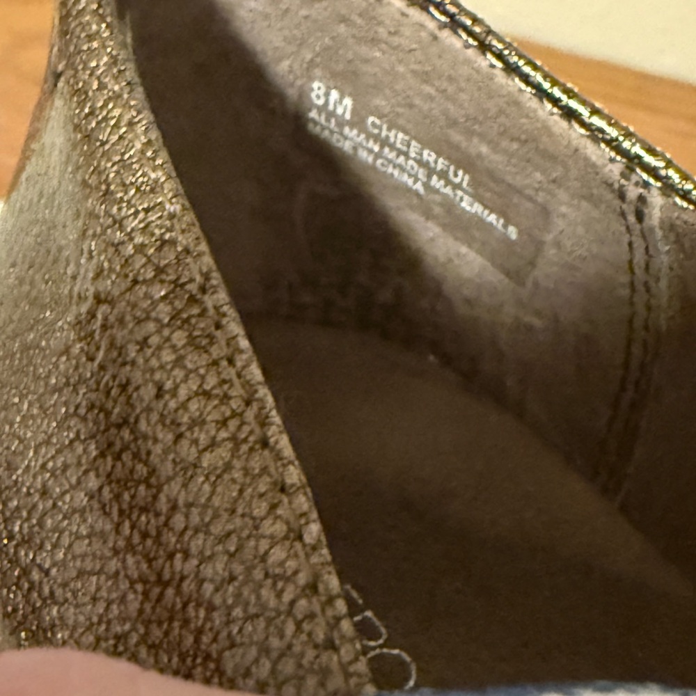 AEROSOLES‎ Cheerful Pumps Shimmering Brown Heels - Picture 8 of 8